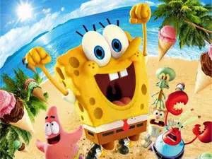 Enjoy 3D adventure with Spongebob and his friends