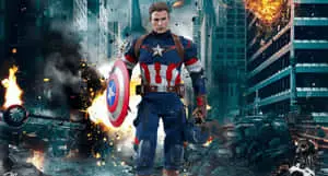4k Captain America Walking 