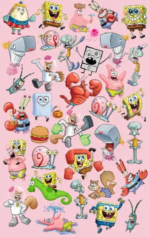 Spongebob vibin' among the clouds 