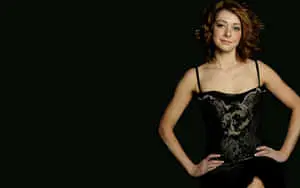 Alyson Hannigan Smiling Radiantly