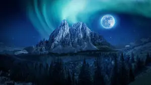 Beautiful Cool Aurora Borealis