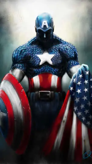 "Best Captain America - Shielding the World with His Vast Strength and Courage"