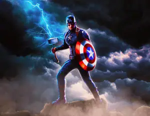 Best Captain America Lightning 