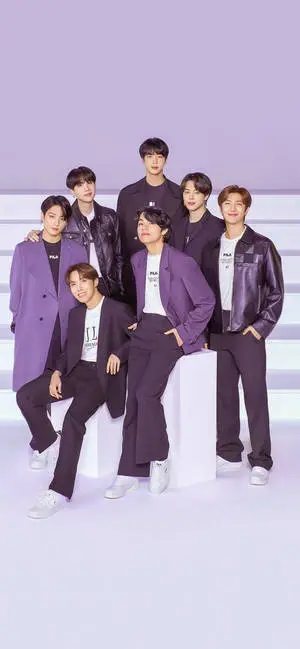 BTS Photoshoot Purple Aesthetic