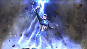 Captain America Worthy With Thor's Hammer