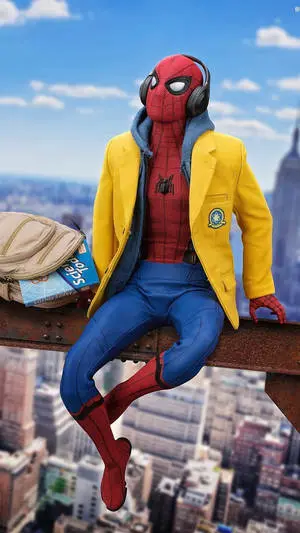 Chilling Spider Man In 4k 