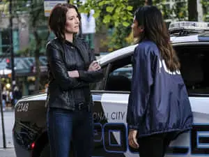 Chyler Leigh posing with a genuine smile