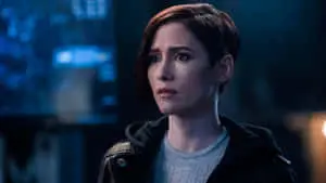 Chyler Leigh Smiling Elegantly in a Photoshoot