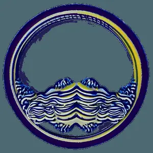 Cool Circle Motif PNG isk67
