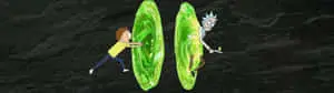 Rick And Morty Cool Dual Monitor