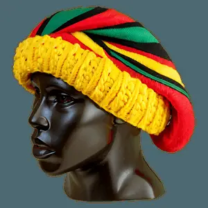 Cool Rasta Hat Design PNG 06282024