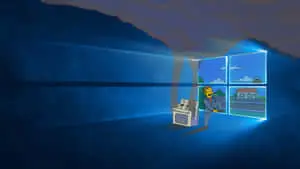 Cool Windows Desktop Featuring Floral Print 