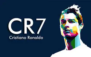 CR7 Colorful Portrait