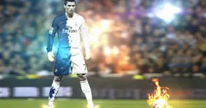 "Cristiano Ronaldo Defiantly Displays His Smoldering Fierce Looks"