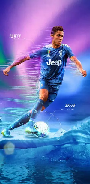 Cristiano Ronaldo Portugal Blue Juventus