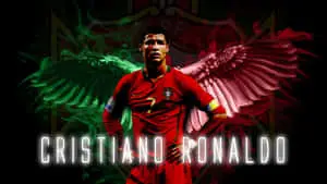 Image  Cristiano Ronaldo in Action on the Soccer Field