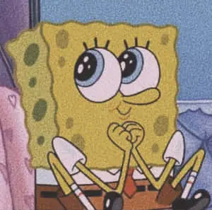 Cute Aesthetic SpongeBob Cartoon