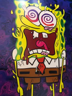 Drippy Sponge Bob Artwork