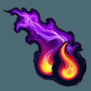 Electric Purple Fire PNG 63