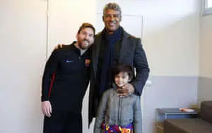 Frank Rijkaard Lionel Messi And Child
