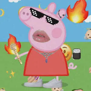 Funny Baddie Peppa Pig Picture