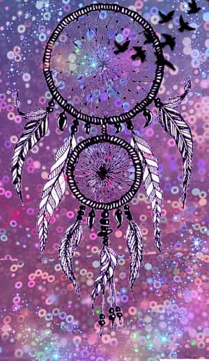 Purple Dreamcatcher Girly Cute Picture