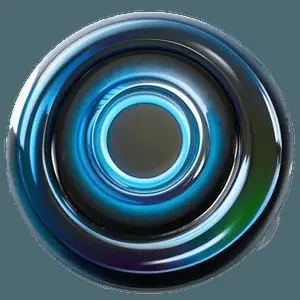 Glossy Cool Circle Look PNG vaw71
