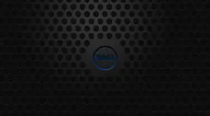Glowing Dell 4K Logo