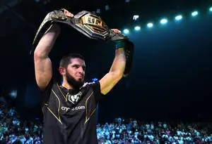 Islam Makhachev Champ Belt
