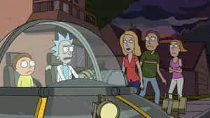 Enthusiastic Jerry Smith from Rick and Morty in High Definition Wallpaper