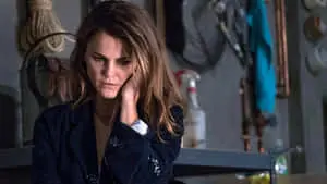 Keri Russell posing in a stunning photoshoot