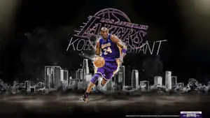 Kobe Bryant in action during a Los Angeles Lakers game