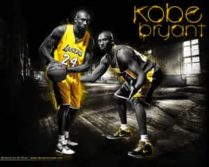 Kobe Bryant Basketball Lakers 24