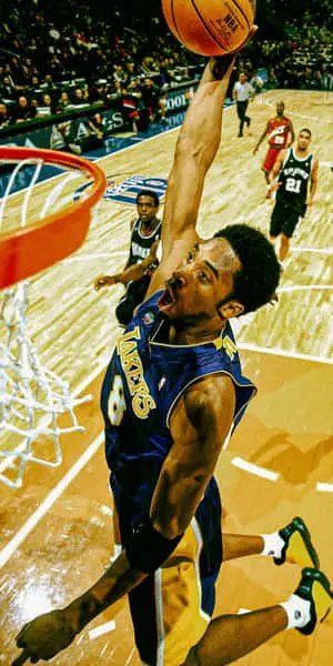 Kobe Dunking Front View