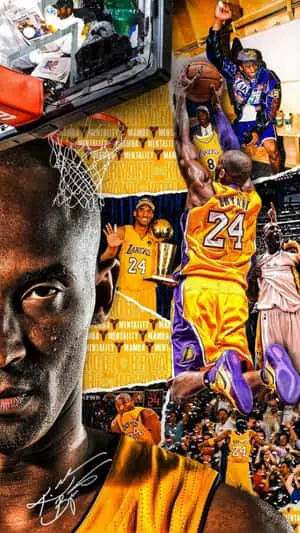 Kobe Dunking Collage 