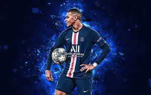 Kylian Mbappe 4k Digital Art