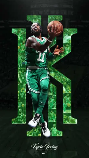 Image  Kyrie Irving Rocking His Signature Nike Shoes