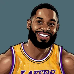Lakers Player Caricatures PNG 05212024