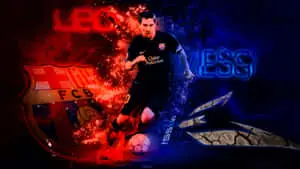 Lionel Messi strikes a cool pose