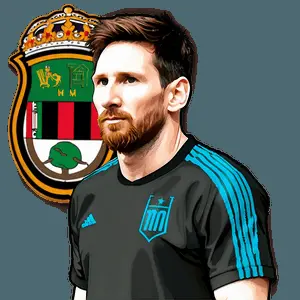 Lionel Messi: Miami's Newest Star PNG hax38