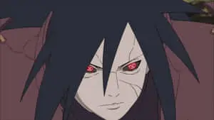 Epic Madara Uchiha in Battle Stance