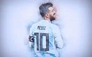 Messi 4k Ultra HD Sketch