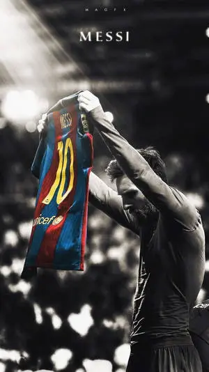 Messi And Barcelona Jersey