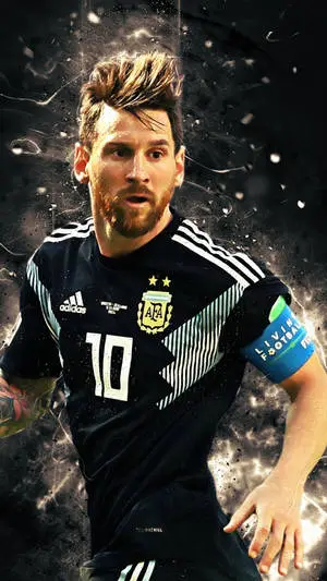 Messi Argentina Aesthetic White