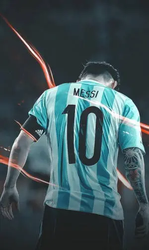 Messi Argentina Orange Light