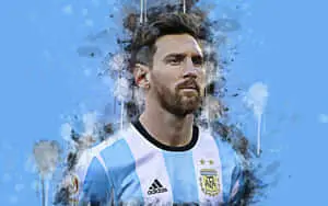 Messi Argentina2022 Artistic Portrait