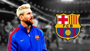 Messi Barcelona In Blue Jacket