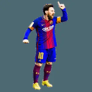 Messi Goal Celebration PNG yiy29