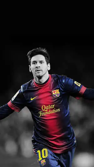Black And White Messi iPhone