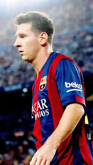 Entering Pitch Messi iPhone